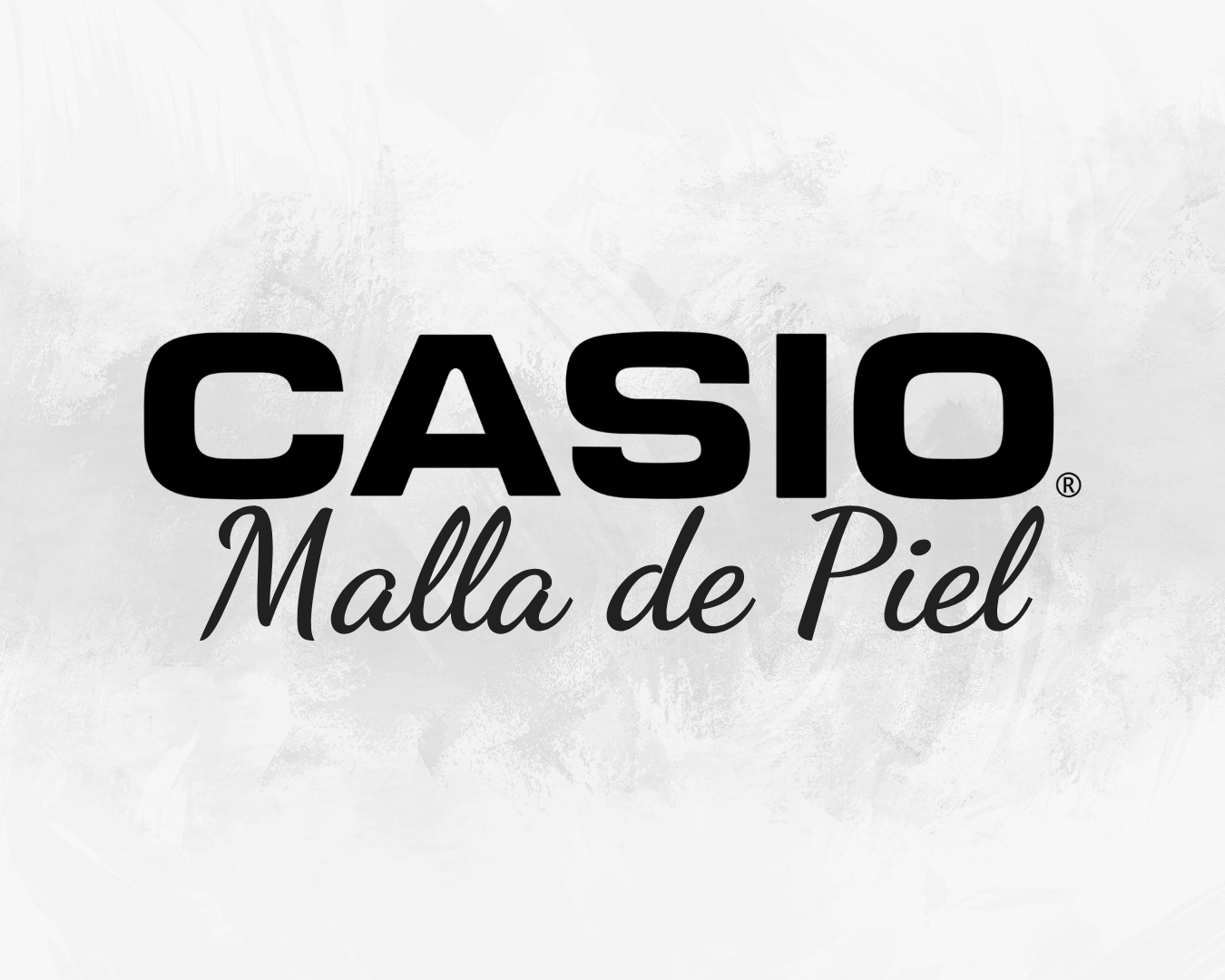 Casio con Malla de Piel